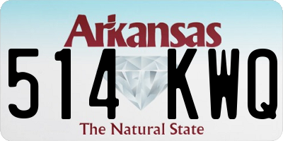 AR license plate 514KWQ