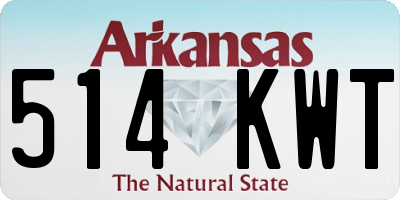 AR license plate 514KWT