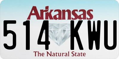 AR license plate 514KWU
