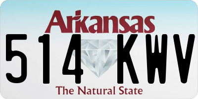 AR license plate 514KWV
