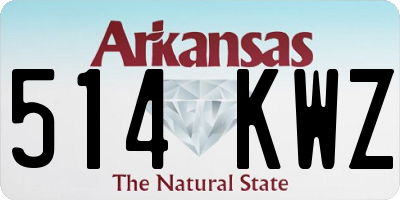 AR license plate 514KWZ
