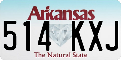 AR license plate 514KXJ