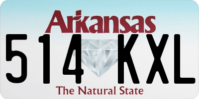 AR license plate 514KXL