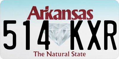AR license plate 514KXR
