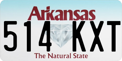 AR license plate 514KXT