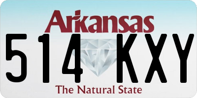 AR license plate 514KXY