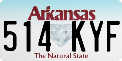AR license plate 514KYF