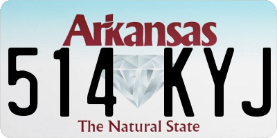 AR license plate 514KYJ