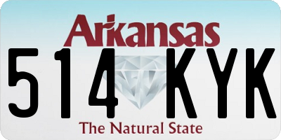 AR license plate 514KYK