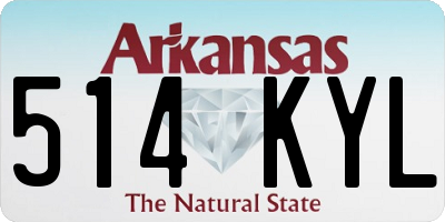 AR license plate 514KYL