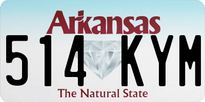 AR license plate 514KYM