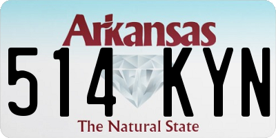 AR license plate 514KYN