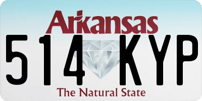 AR license plate 514KYP
