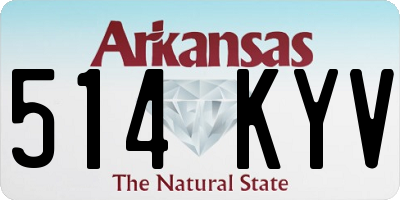 AR license plate 514KYV