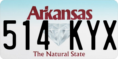 AR license plate 514KYX
