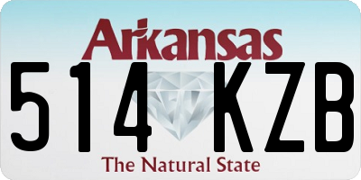 AR license plate 514KZB