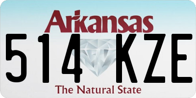 AR license plate 514KZE