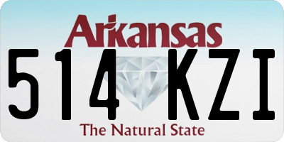 AR license plate 514KZI