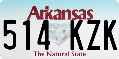 AR license plate 514KZK