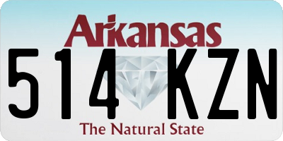 AR license plate 514KZN