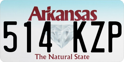 AR license plate 514KZP