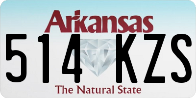 AR license plate 514KZS