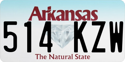 AR license plate 514KZW