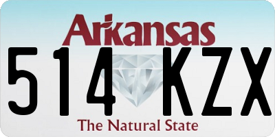 AR license plate 514KZX