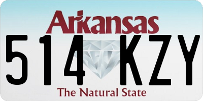 AR license plate 514KZY