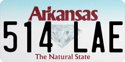 AR license plate 514LAE