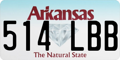 AR license plate 514LBB