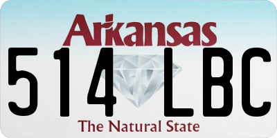 AR license plate 514LBC