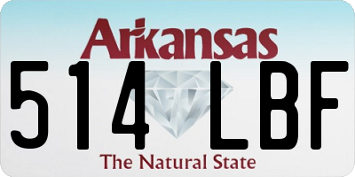 AR license plate 514LBF