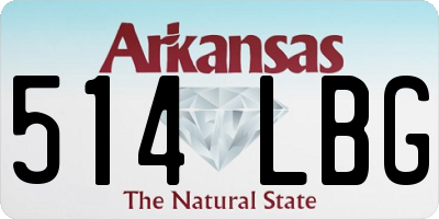 AR license plate 514LBG