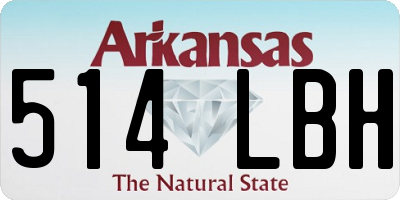 AR license plate 514LBH