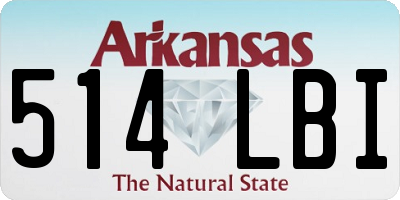 AR license plate 514LBI