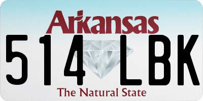 AR license plate 514LBK