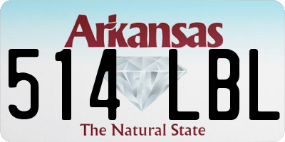 AR license plate 514LBL