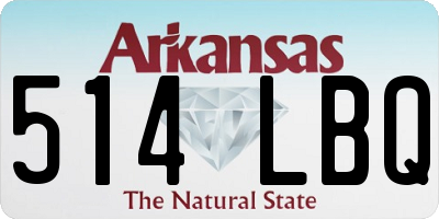 AR license plate 514LBQ