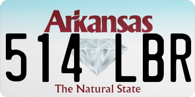AR license plate 514LBR