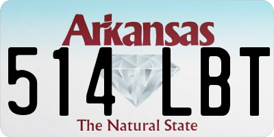 AR license plate 514LBT
