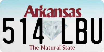 AR license plate 514LBU