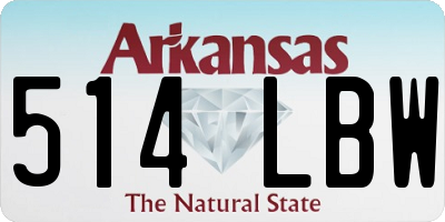 AR license plate 514LBW