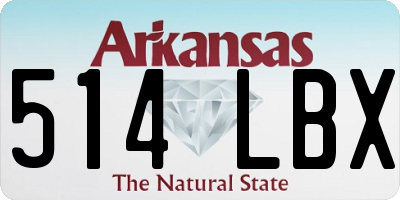 AR license plate 514LBX