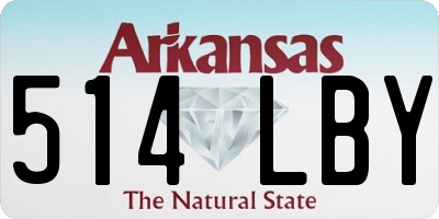 AR license plate 514LBY