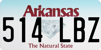 AR license plate 514LBZ