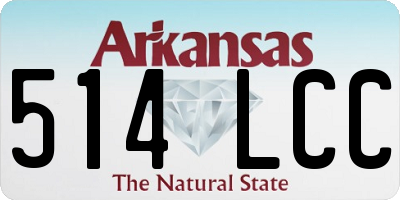 AR license plate 514LCC