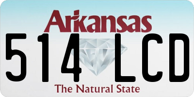 AR license plate 514LCD