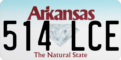 AR license plate 514LCE