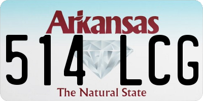 AR license plate 514LCG